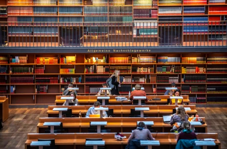 Foto vom Großen Lesesaal in der SLUB